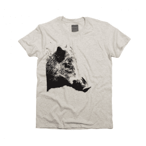 干支 猪（イノシシ年）デザインTシャツ 動物