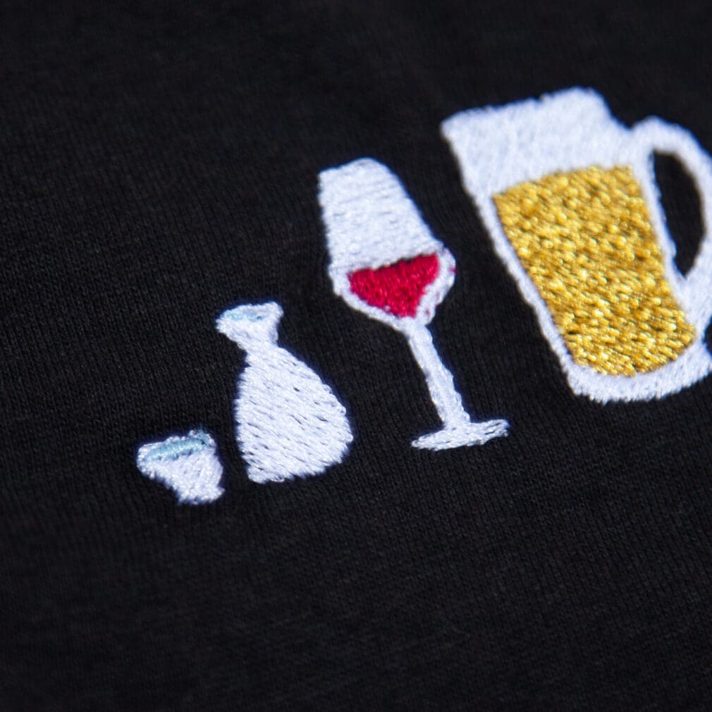 アルコールとわたしレディースTシャツ